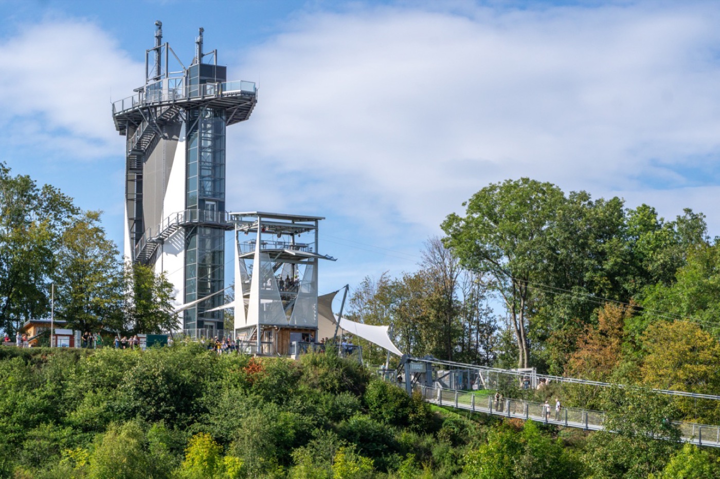 Solitair Aussichtsturm bei Harzdrenalin an der Rappbodetalsperre