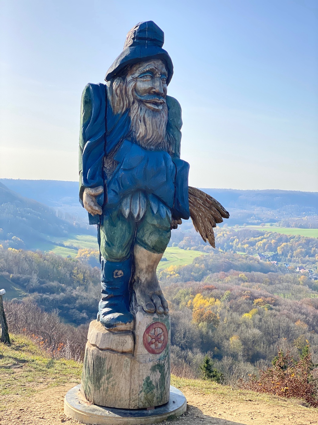 Skywalk Sonnenstein bei Holungen – Blick von der Glasplattform über das Eichsfeld