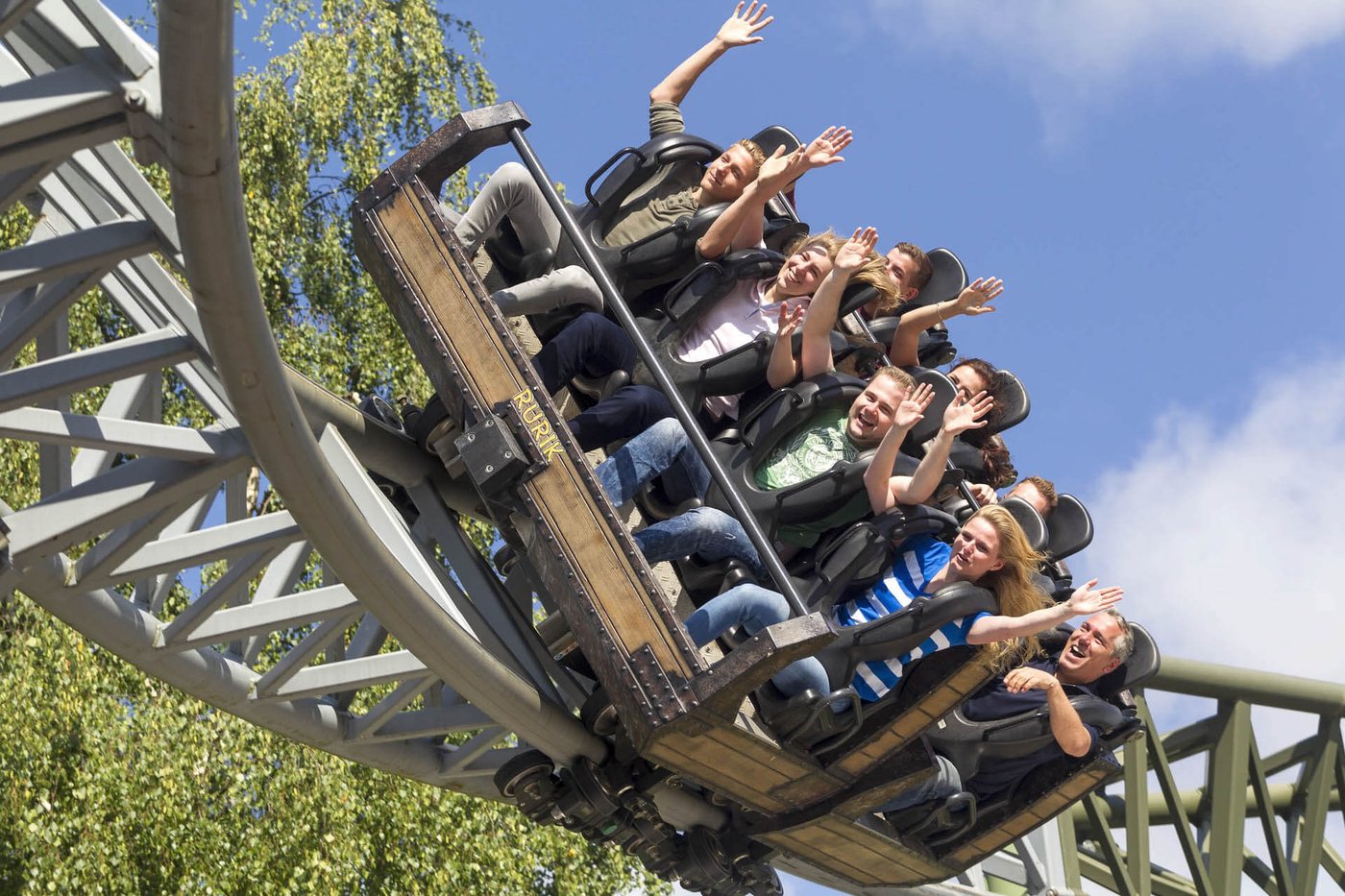 Achterbahn Flucht von Novgorod im HANSA-PARK Sierksdorf an der Ostsee