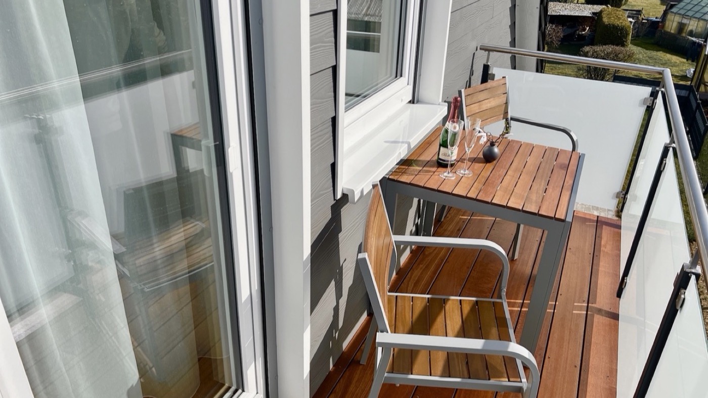 Balkon HarzElegance Walkenried – Außenbereich in erhöhter Lage
