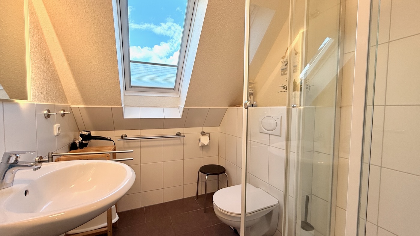 Badezimmer Ferienwohnung MeerRuhe Dahme an der Ostsee